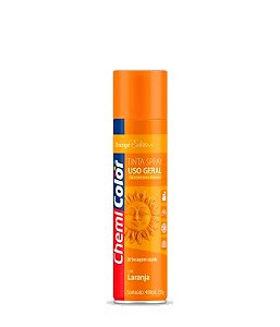 Tinta spray laranja Chemicolor 400ml
