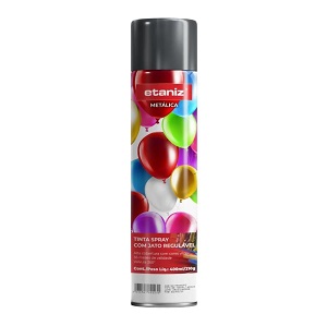 Tinta spray metálica alumínio Etaniz 400ml