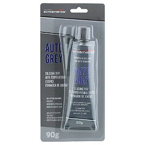 Silicone alta temperatura cinza Autoamerica 90gr