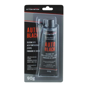 Silicone alta temperatura preto Autoamerica 90gr