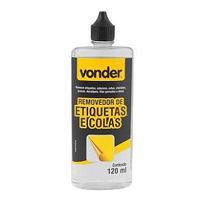 Removedor de etiquetas e colas Vonder 120ml