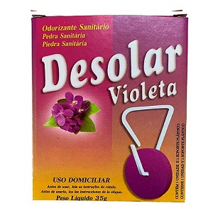 Pedra sanitária violeta Desolar 35gr