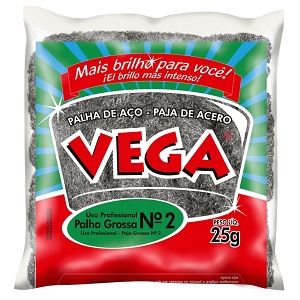 Palha de aço Vega nº 2 25gr