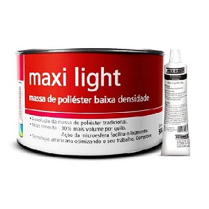 Massa poliester maxi light Maxi Rubber 900gr