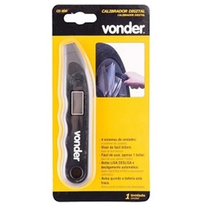 Medidor digital de pressão p/ pneus Vonder CD400