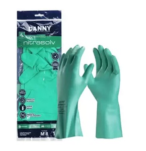 Luva nitrílica verde nitrasolv Danny Tam. XG