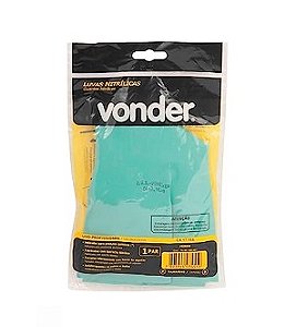 Luva nitrílica verde Vonder Tam. XG