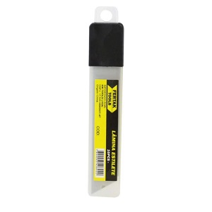 Lâmina p/ estilete 25mm c/10 pcs Fertak Ref. 4208