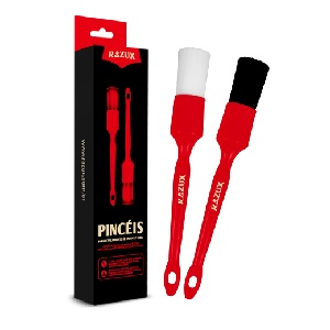 Kit 2 pinceis detalhamento motocicletas Razux