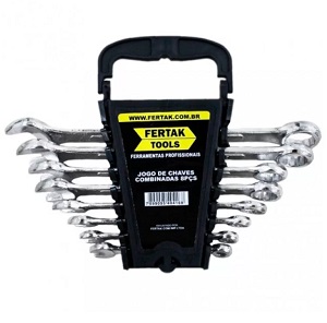 Kit de chaves combinadas 8 pcs Fertak ref. 4825