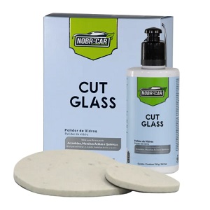 Kit polimento de vidro cut glass Nobrecar 750gr