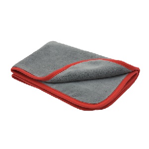 Flanela de microfibra c/ borda verm. 600 gsm Detailer 37x57