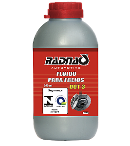 Fluído p/ freios dot 3 Radnaq 200ml