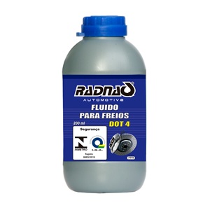 Fluído p/ freios dot 4 Radnaq 200ml