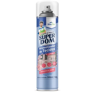 Aromatizador spray de tecidos talco Super Dom 300ml