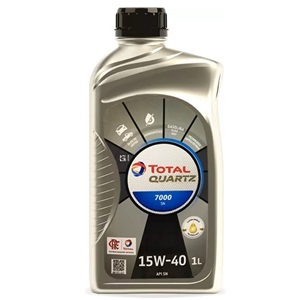 Óleo de motor semissintético quartz 7000 SN 15w40 Total 1L