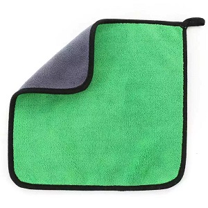 Flanela de microfibra 600 gsm verde JS 40x40cm Ref. 277