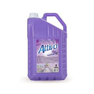 Limpador perfumado 1:40 lavanda Attivo 5L