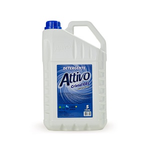 Detergente p/ louça cristal gel Attivo 5L