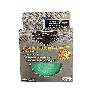 Boina de espuma corte médio verde Perfecto Corte 5"