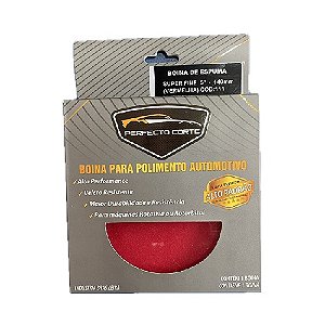 Boina de espuma super refino vermelho Perfecto Corte 5"