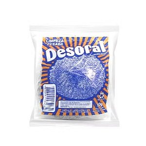 Esponja de aço inox Desoral 10gr
