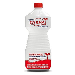 Álcool 46,2º Inpm  Da Ilha 1L
