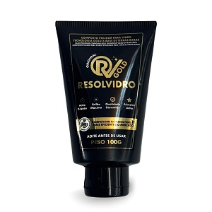Composto polidor p/ vidros gold Resolvidros 100ml