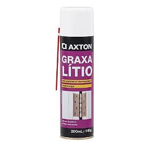 Graxa de lítio spray Axtom 200ml