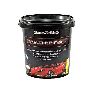 Massa de polir extra forte New Polish 1kg