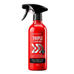 Cera de carnaúba spray triple wax Autoamerica 500ml