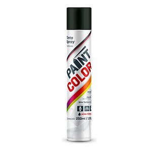 Tinta spray alta temp. preto fosco Paintcolor 250ml