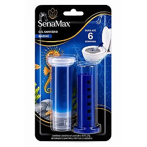 Gel sanitário c/ aplicador + 6 pcs marine Senamax 17gr
