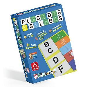 Jogo Educacional Placa das Sílabas Alfabetizei
