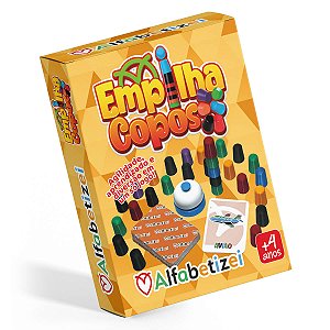 Jogo Educacional Empilha Copos Alfabetizei