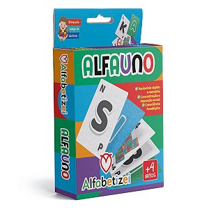 Jogo Cartas Infantil Alfauno Autismo Dislexia Alfabetizei
