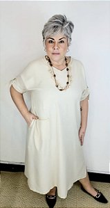VESTIDO BOLSO ZÍPER BÁSICA+