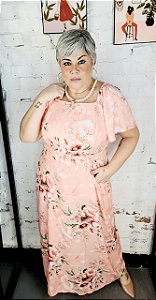 VESTIDO LONGO FLORAL