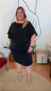 VESTIDO MORCEGO EM LUREX