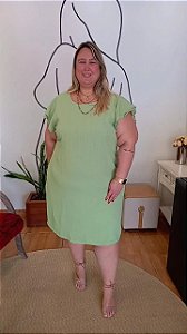 VESTIDO VERDE OLIVA