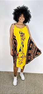 VESTIDO ASSIMÉTRICO COM ALÇA REGULÁVEL
