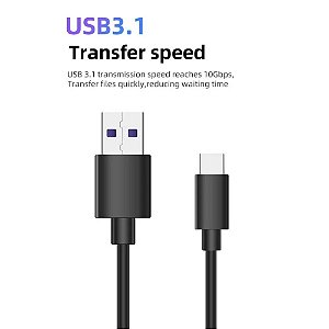 Cabo carregador tipo c v8 micro usb para celular