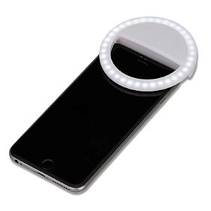 Mini Ring Light Selfie para Celular Flash Anel