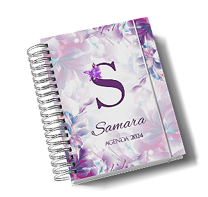 Agenda Permanente Alfabeto Floral 23