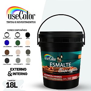 Tinta Esmalte 18L Cinza, Concreto, Fosco