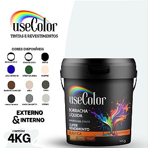 Tinta Emborrachada 4Kg Preto