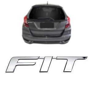 Emblema Letreiro Cromado Para FIT 2015 A 2020