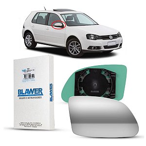 Lente Espelho com Base Lado Direito para carro GOLF POLO