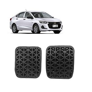 Kit Capa Pedal Freio E Embreagem Para Onix Plus 2021 A 2022