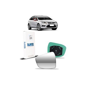 Lente do Espelho Retrovisor Com Base Espelhado Lado DIREITO Ford Focus 2009 A 2013